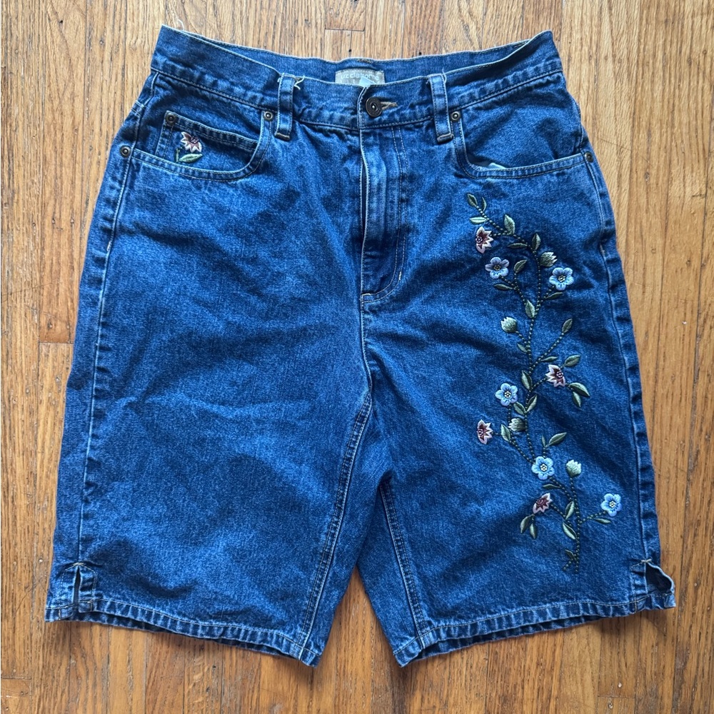 Liz Claiborne Light Blue Denim Jean Shorts